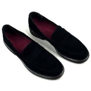 Munro Black Suede Geena Comfort Loafters size 7 Narrow